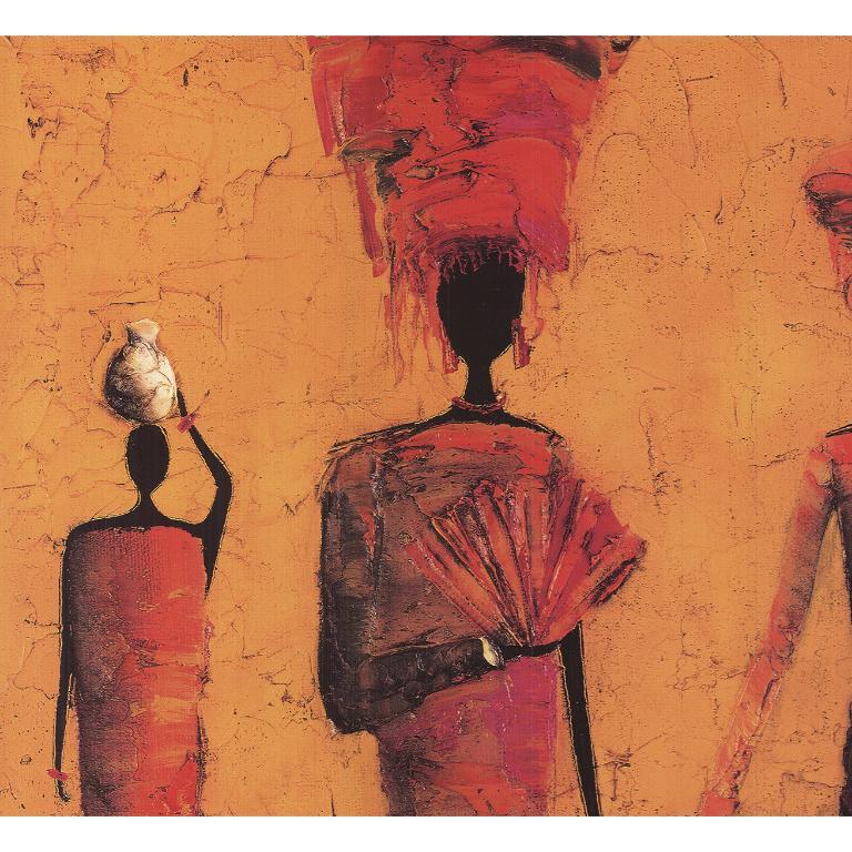 Michele Rauscher 'To the Village' 2005- Vintage By Afroamerikaner (Zeitgenössisch), Print, von Unknown