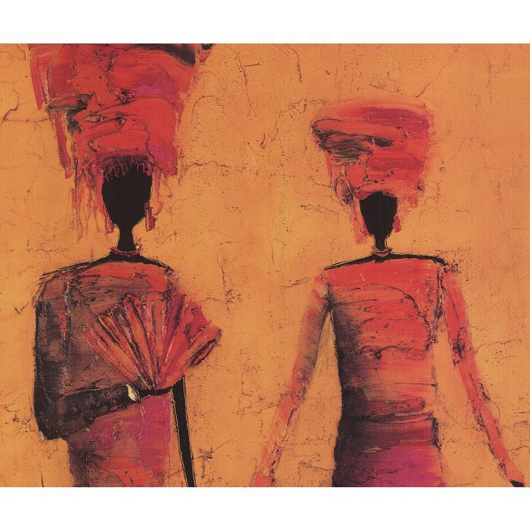 Michele Rauscher 'To the Village' 2005- Vintage By Afroamerikaner im Angebot 1