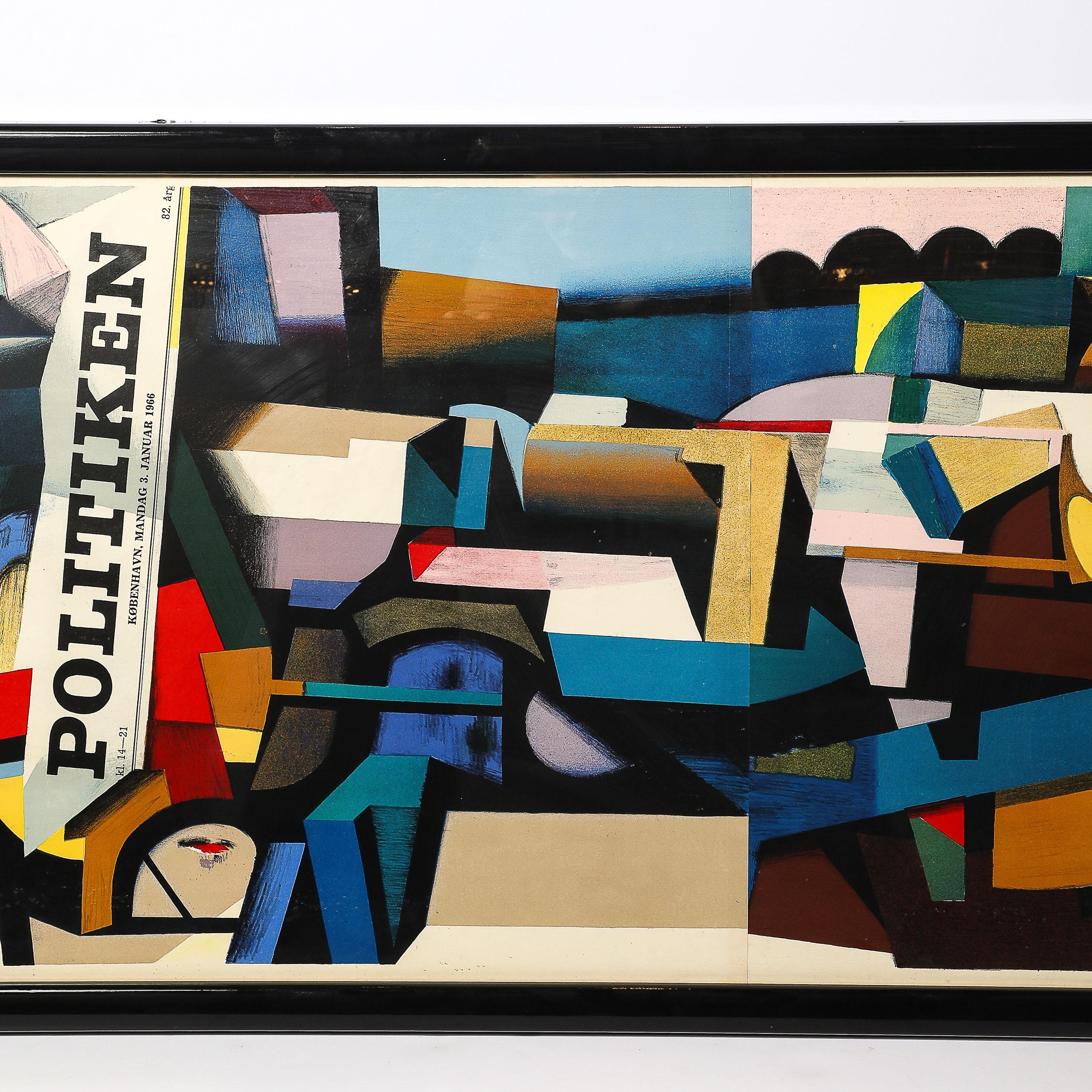 Mid-Century Modernist Lithograph Poster 