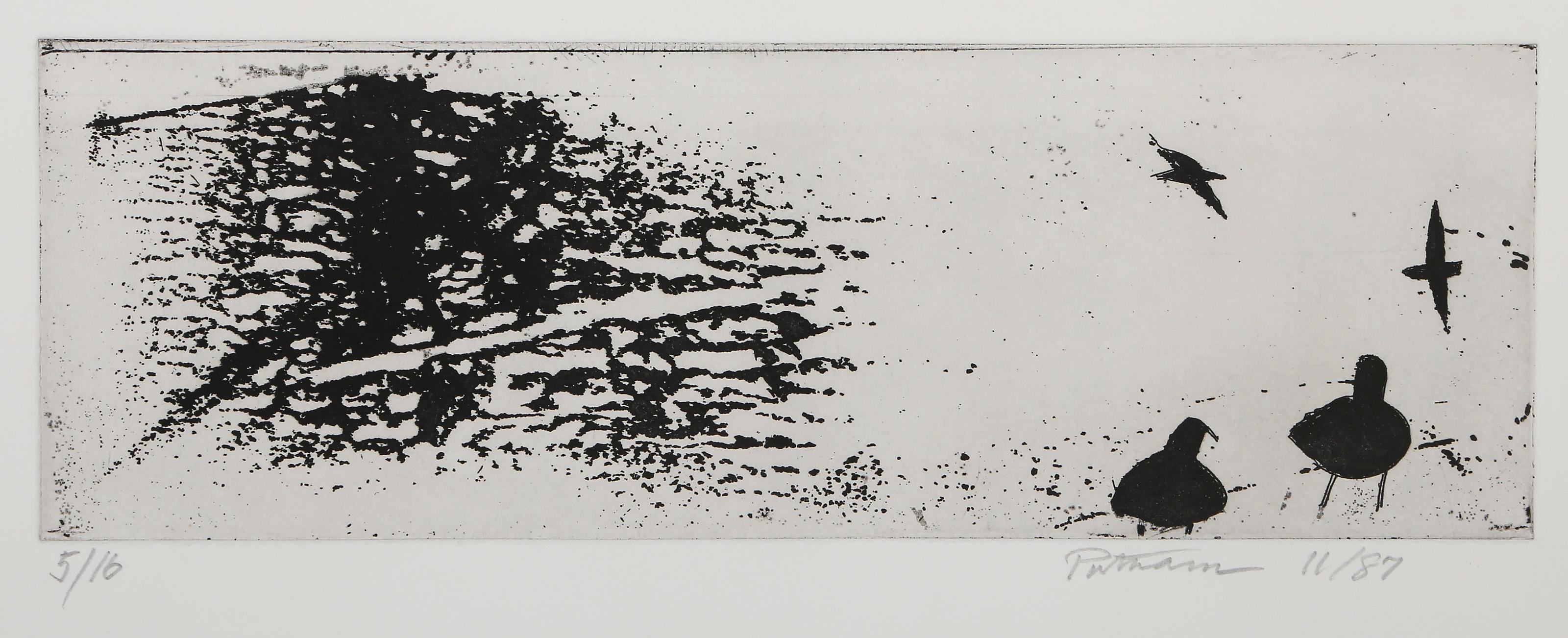 Migration, Conceptual Etching by Wallace Putnam For Sale 1