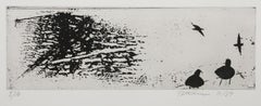 Migration, Conceptual Etching by Wallace Putnam