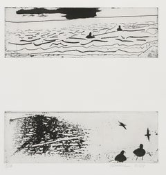 Migration, Conceptual Etching by Wallace Putnam