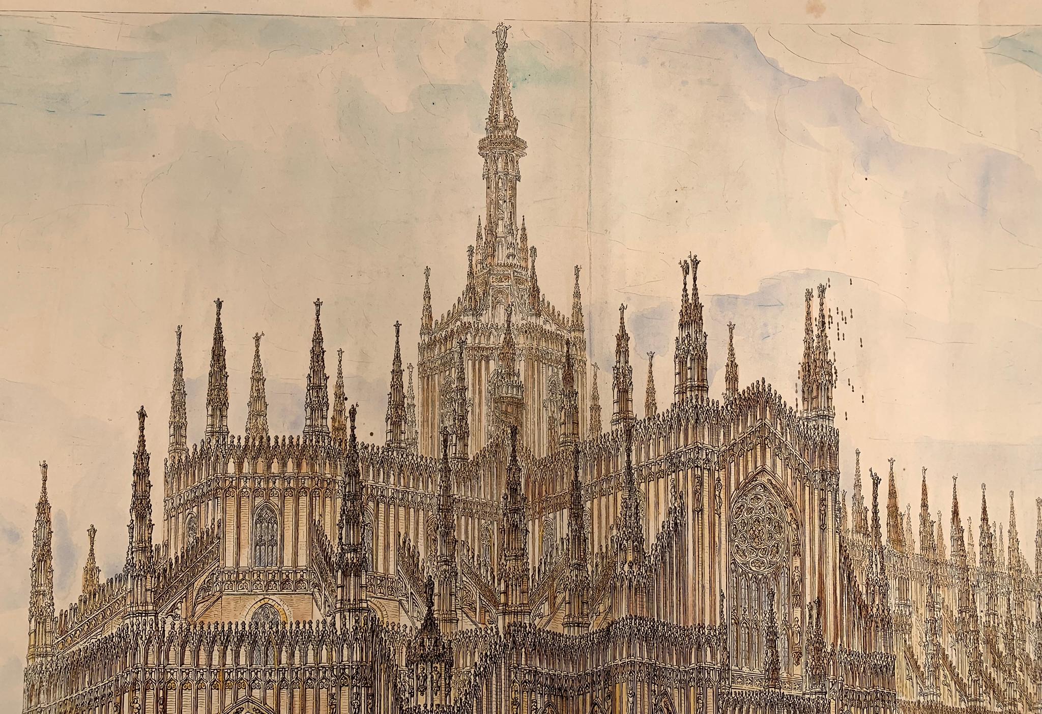 Milan Cathedral, N. E. View by John Coney - Print by Unknown