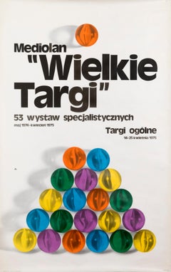 "Milan 
The Great Fair
" Original Vintage Exhibition Poster (Polish text)