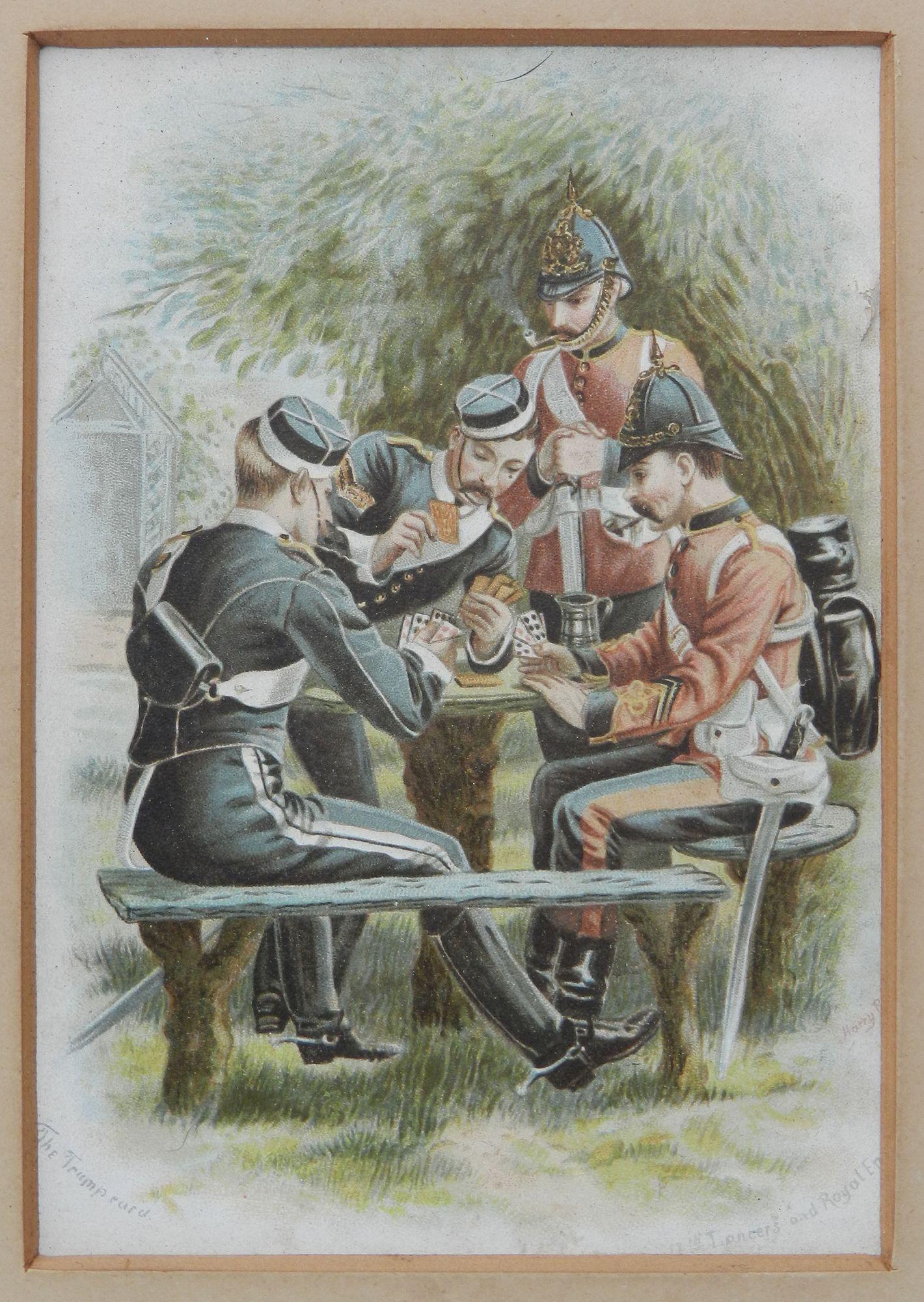 Militaria Postcards Royal Horse Guard Scottish Highland Harry Payne c1858-1927 For Sale 1