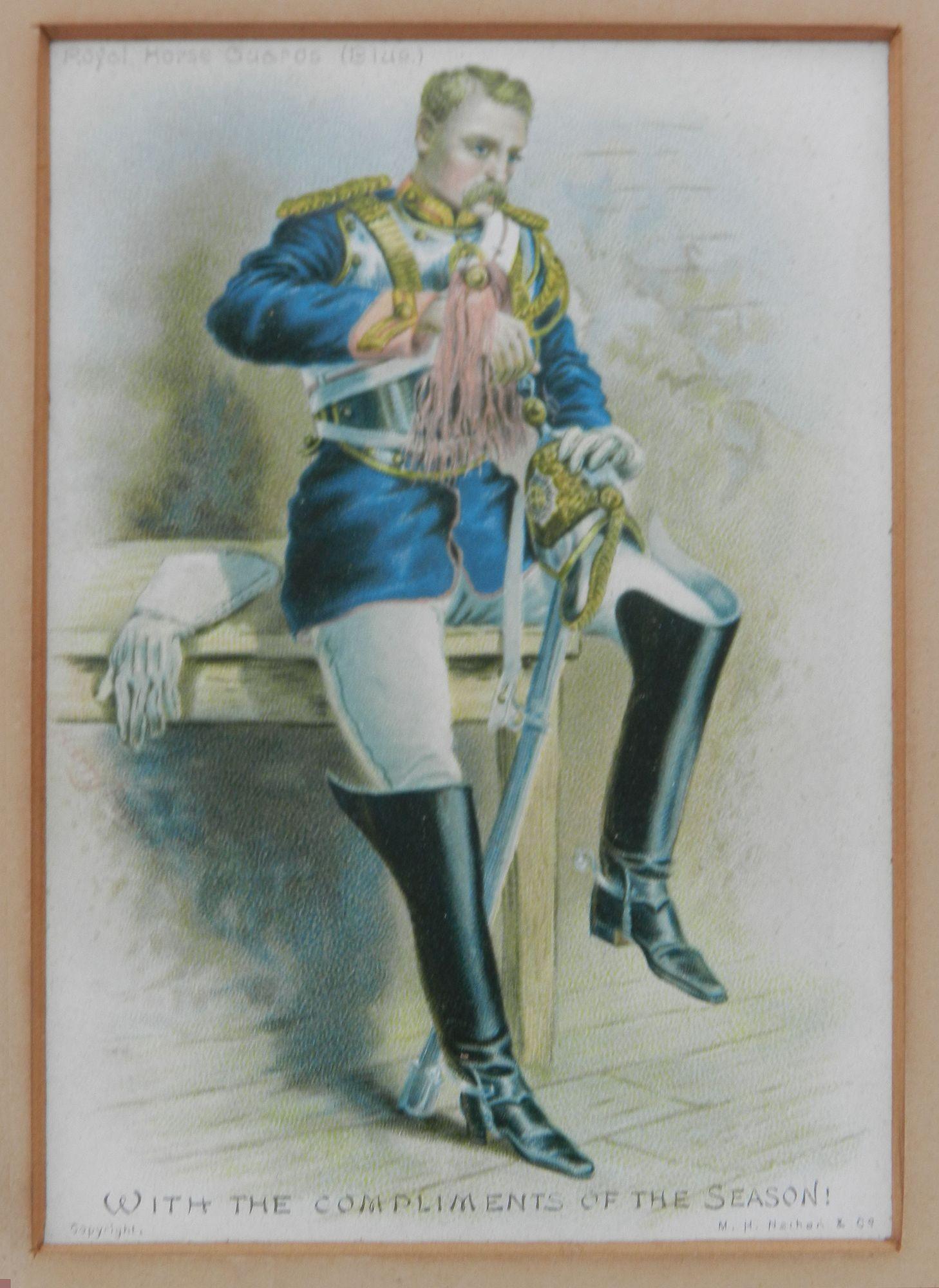 Militaria Postcards Royal Horse Guard Scottish Highland Harry Payne c1858-1927 For Sale 2