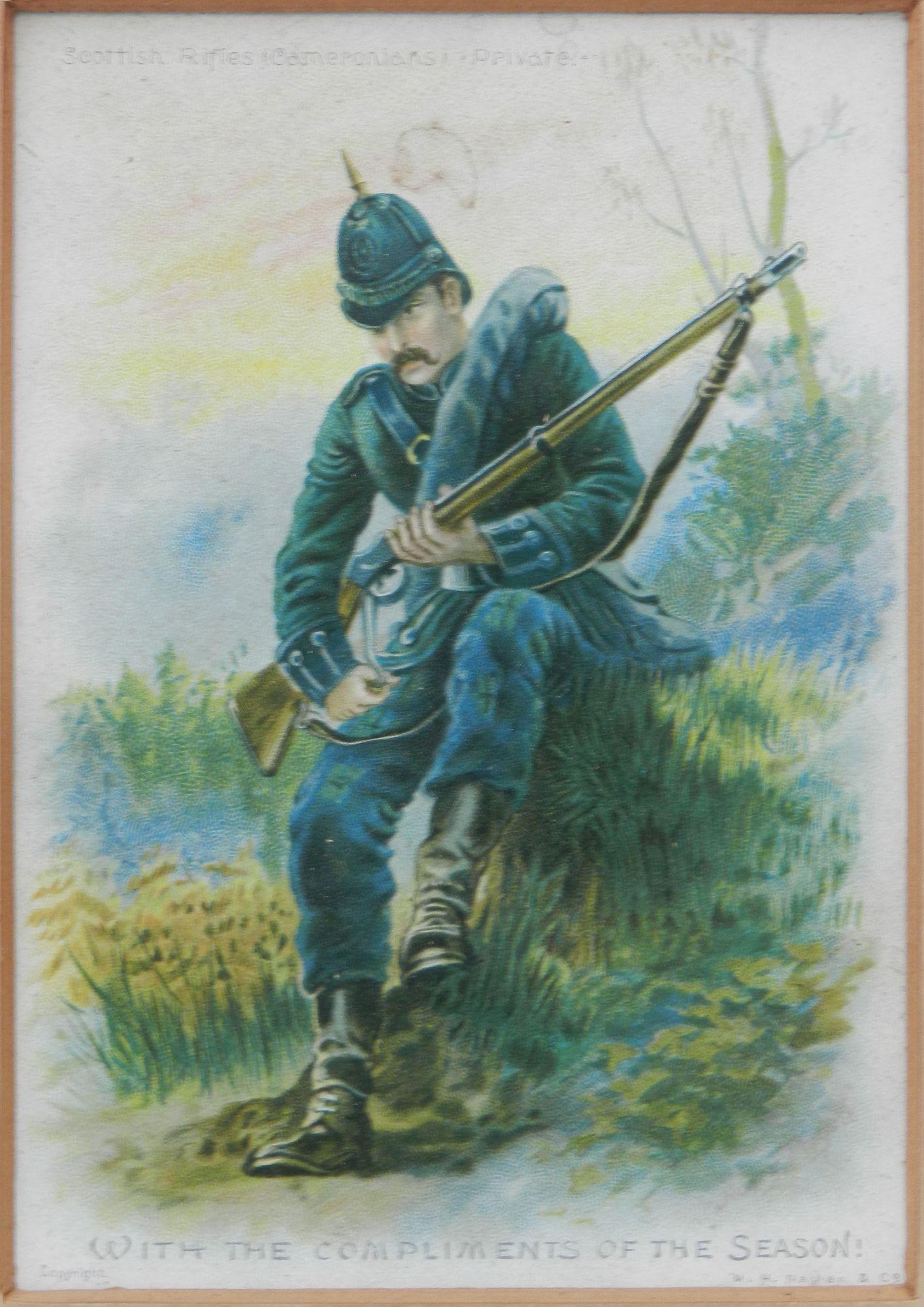 Militaria Postcards Royal Horse Guard Scottish Highland Harry Payne c1858-1927 For Sale 3