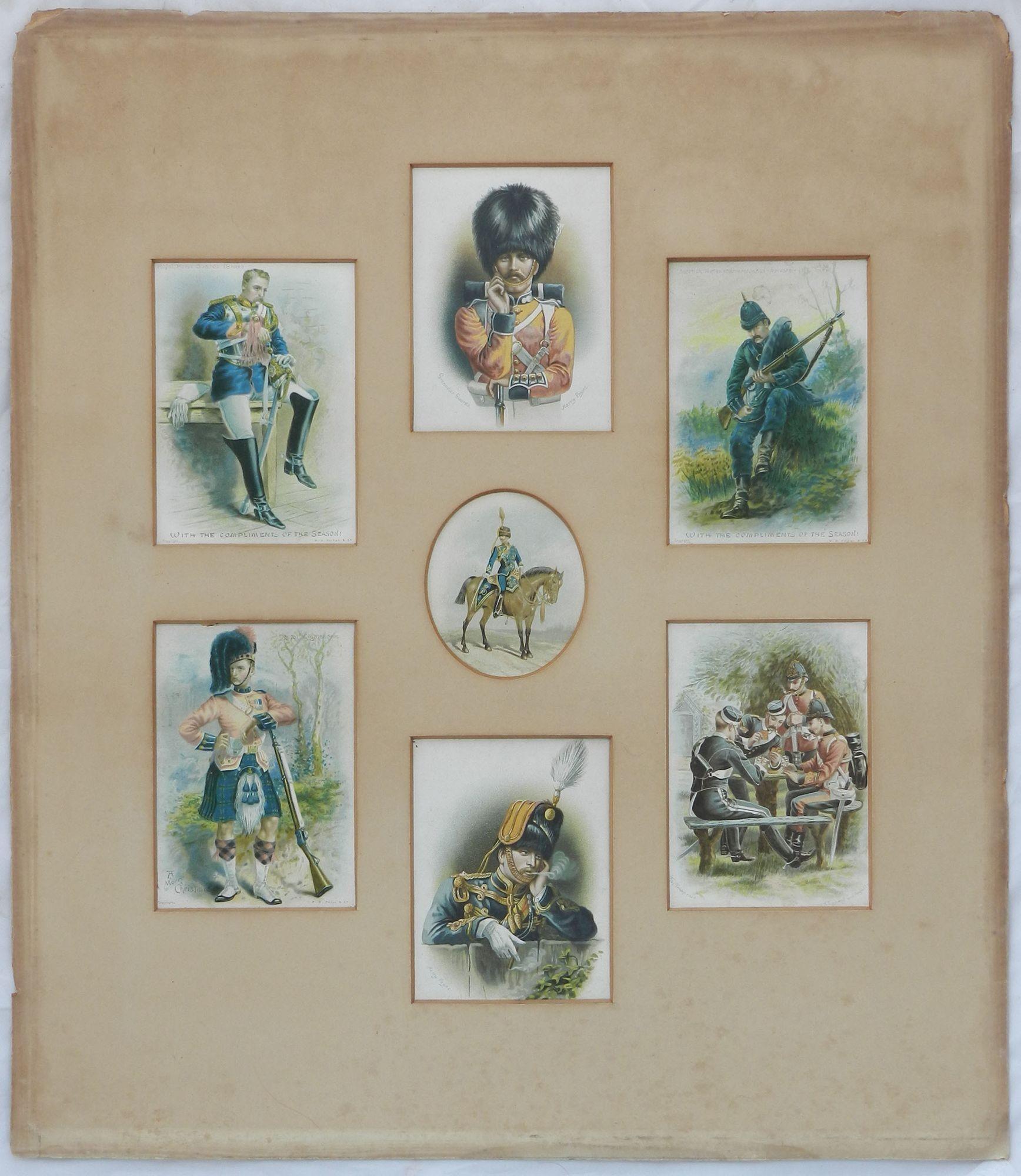 Militaria Postcards Royal Horse Guard Scottish Highland Harry Payne c1858-1927 For Sale 4