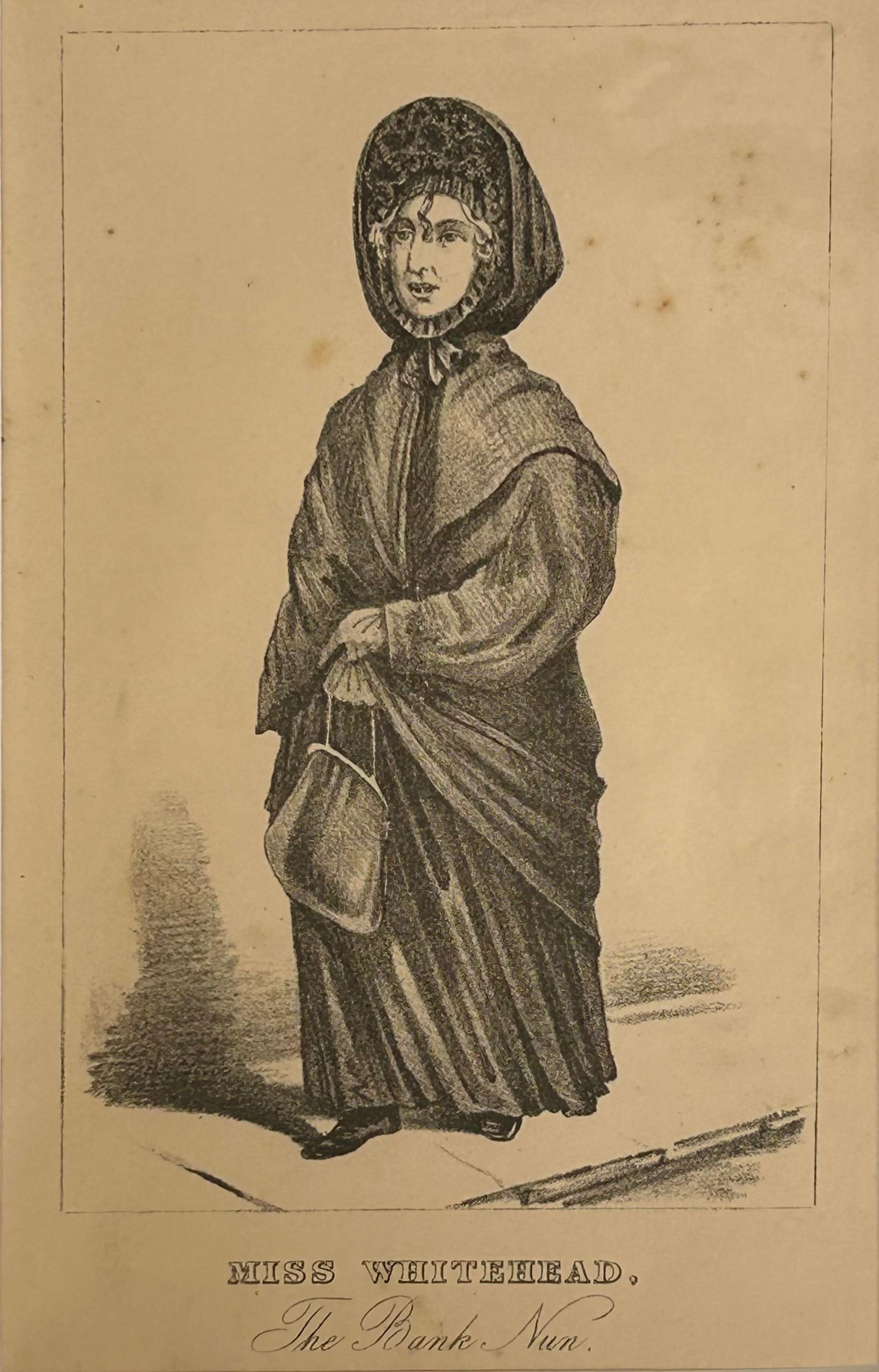 Unknown Figurative Print - Miss Whitehead - The Bank Nun