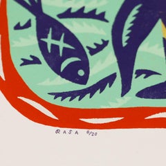 Mitchell - Contemporary Silkscreen, Mother Nature