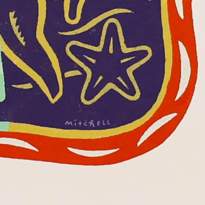 Signed in plate. Print number 6/20. On fabriano paper. Image size: 45.5 x 43cm.