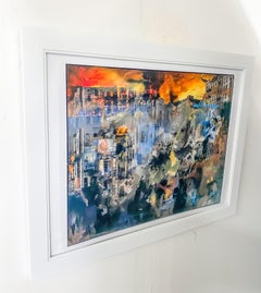 Marc Vandermeer Mixed Media Print Entitled "End of Days", Framed, Limited Editio