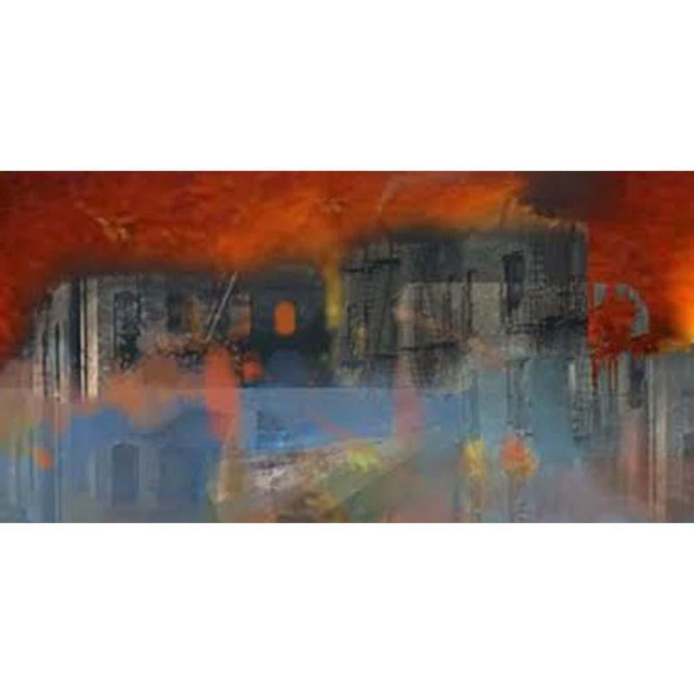 Impression technique mixte intitulée « End of Days », encadrée en vente 4