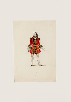 Modern Costume - Original Lithograph Late 19th Century