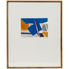 Modernist 1973 Aquatint - Abstract