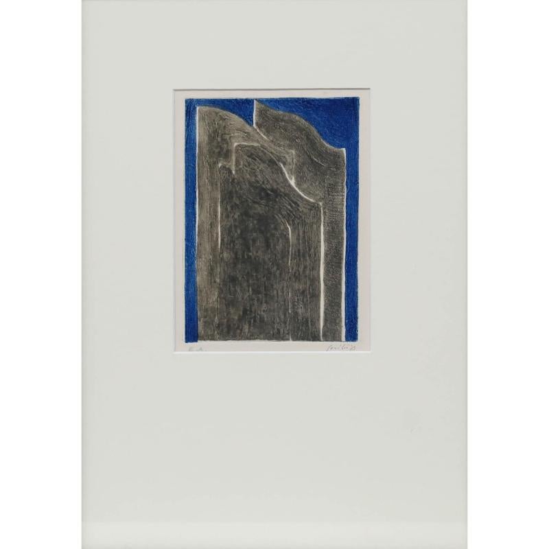 Modernist 1973 Aquatint - Abstract Skyscrapers II - Print by Unknown