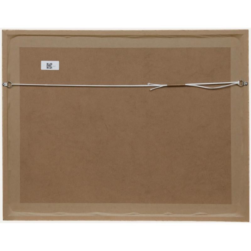 Modernist 1973 Aquatint - Abstract Waves - Beige Abstract Print by Unknown