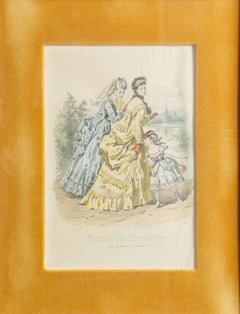 MODES DE PARIS 'Les Desmoiselles' 1875
