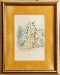 MODES DE PARIS "Les Desmoiselles" 1875