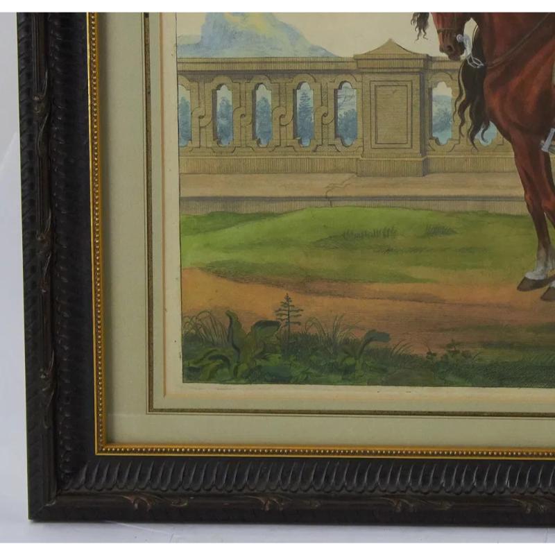 Monseigneur le Marquis estant à cheval, pour Mônsrer la vraije assiette du Caval For Sale 4