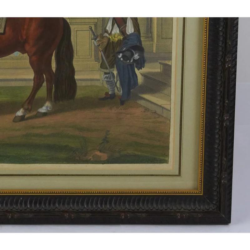 Monseigneur le Marquis estant à cheval, pour Mônsrer la vraije assiette du Caval For Sale 5