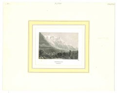 Montblanc - Original Lithograph - Mid-19th Century