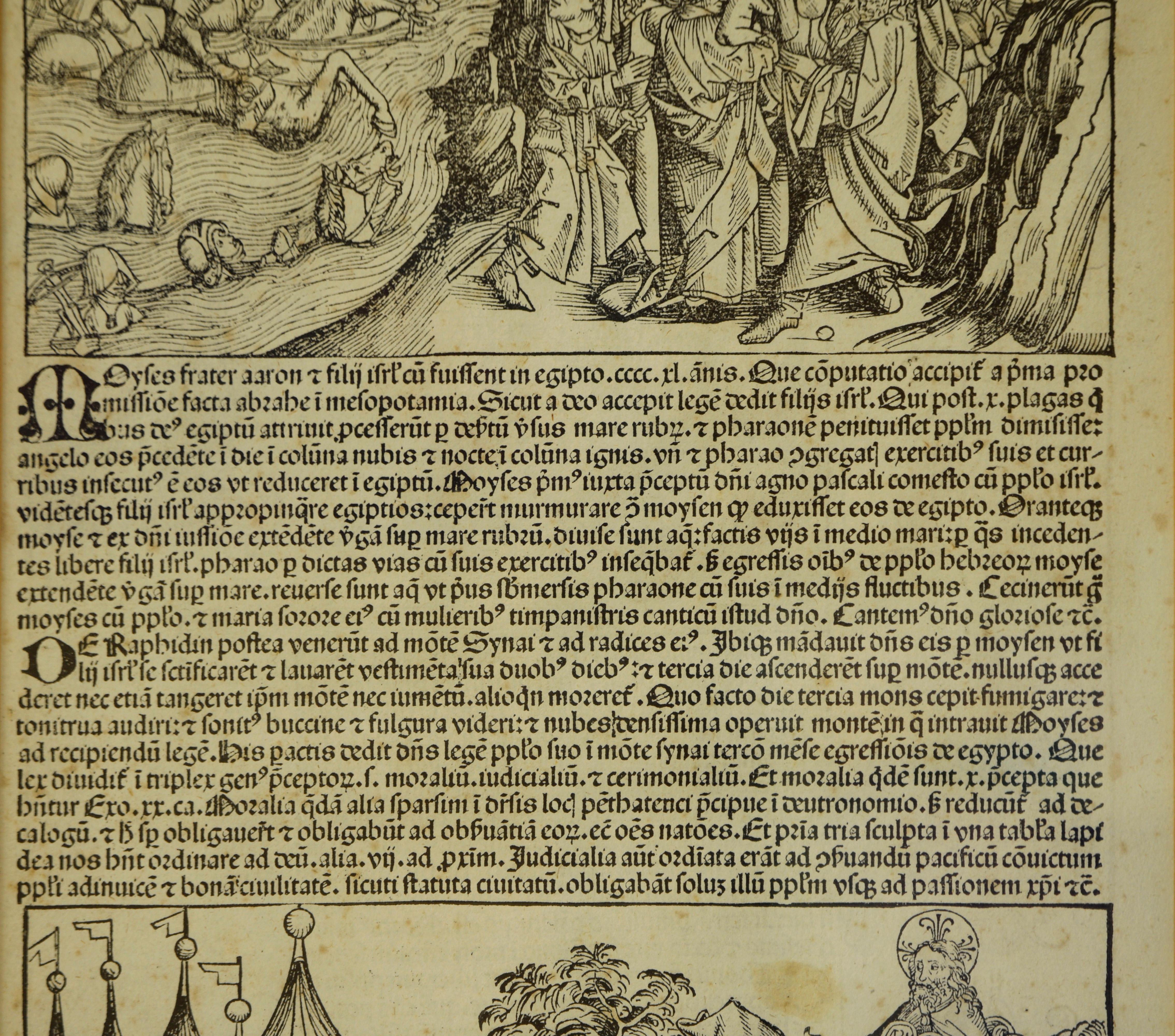 Moses Parts the Red Sea & Receives the Ten Commandments For Sale 1