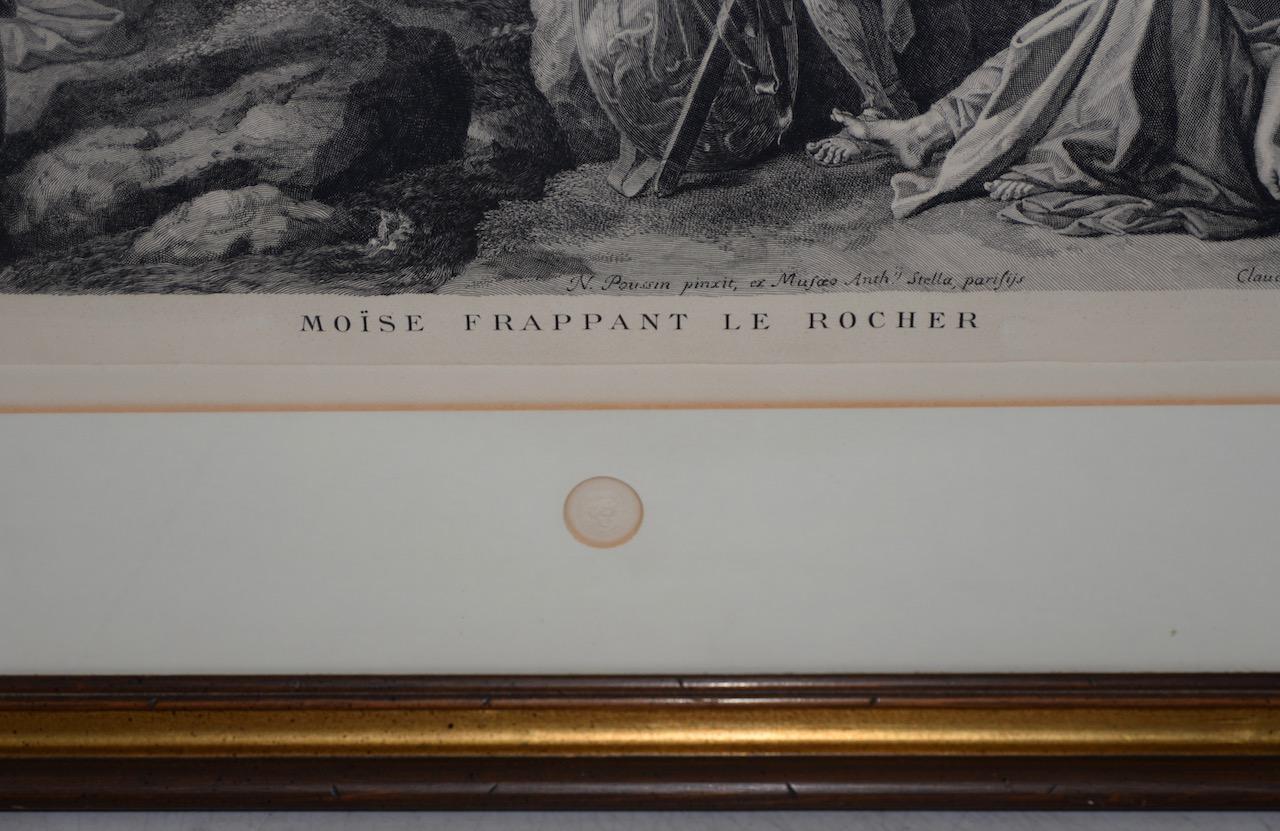 Moïse frappe le rocher Gravure du Musée du Louvre Fin du 19ème siècle

Détails remarquables dans cette gravure fine réalisée par le Louvre à Paris. Le Louvre possède la plus grande collection de plaques originales de maîtres anciens. Ils retirent