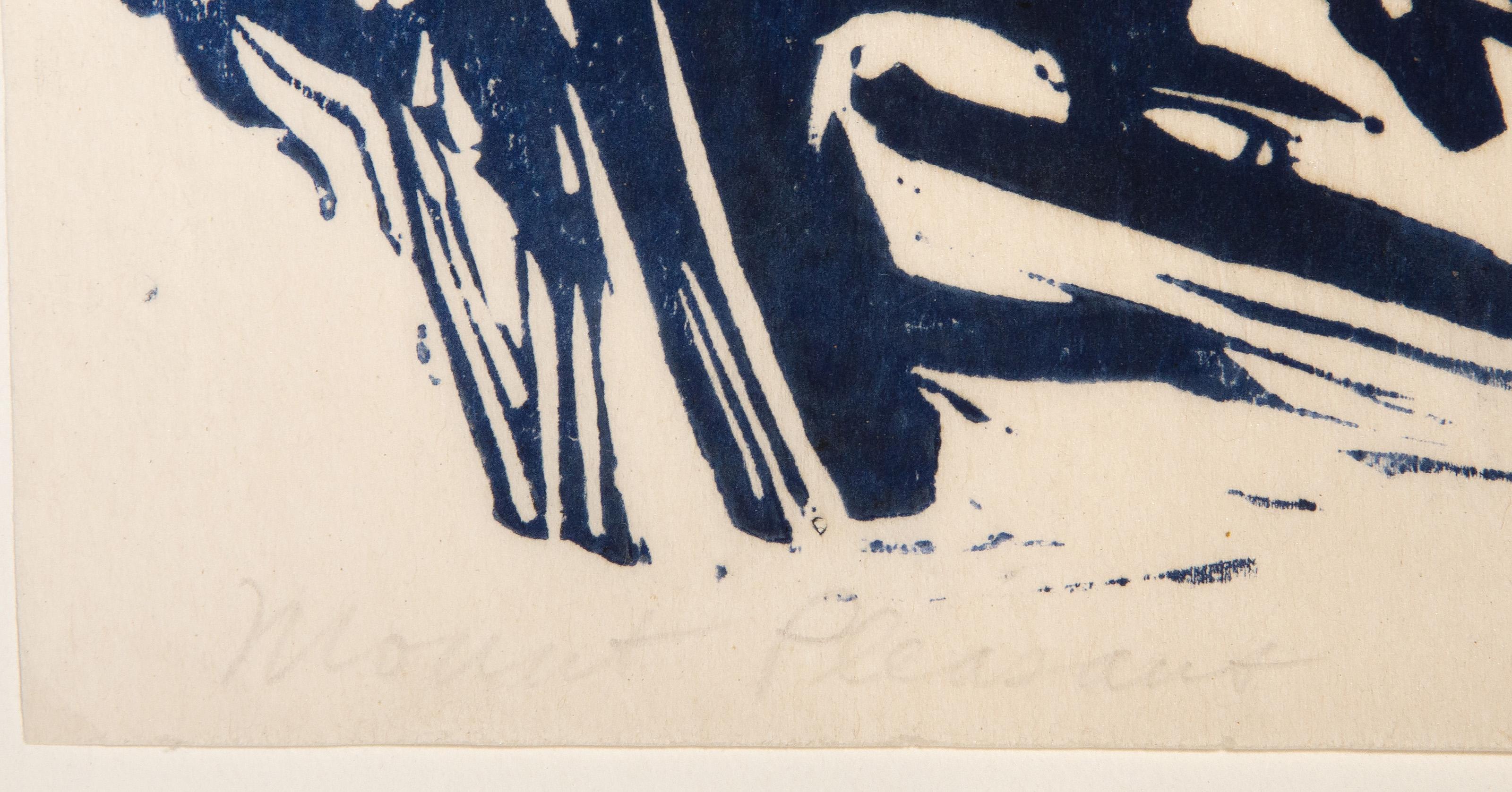 Mount Pleasant, Abstract Expressionist Screen Print by Peter Kalen For Sale 3