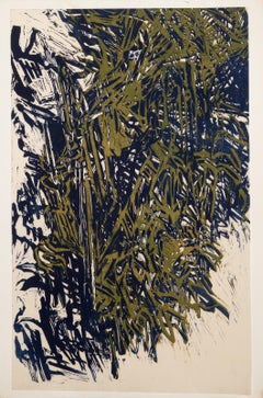 Mount Pleasant, Abstract Expressionist Screen Print by Peter Kalen