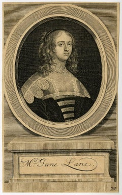 Mrs. Jane Lane - Portrait of lady Jane Lane.
