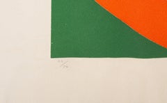 My Secret, Modern Abstract Screenprint by Shirai Akiko