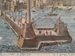 NEAPOLIS, Friedrich Bernhard Werner - Gravure sur papier avec cadre, moderne