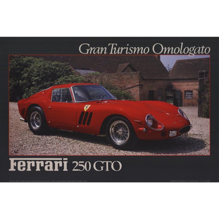 Neill Bruce 'Ferrari 250 GTO' 1987- Offset Lithograph - Print by Unknown