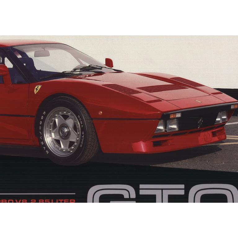 Neill Bruce 'Ferrari GTO' 1985- Offset Lithograph For Sale 1