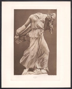 Nereid, British Museum Greek antiquity Classical sculpture photogravure