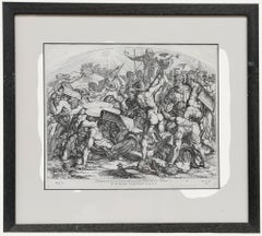 Nicolas Chaperon (1612-1656) After Raphael - Engraving, Joshua's Command