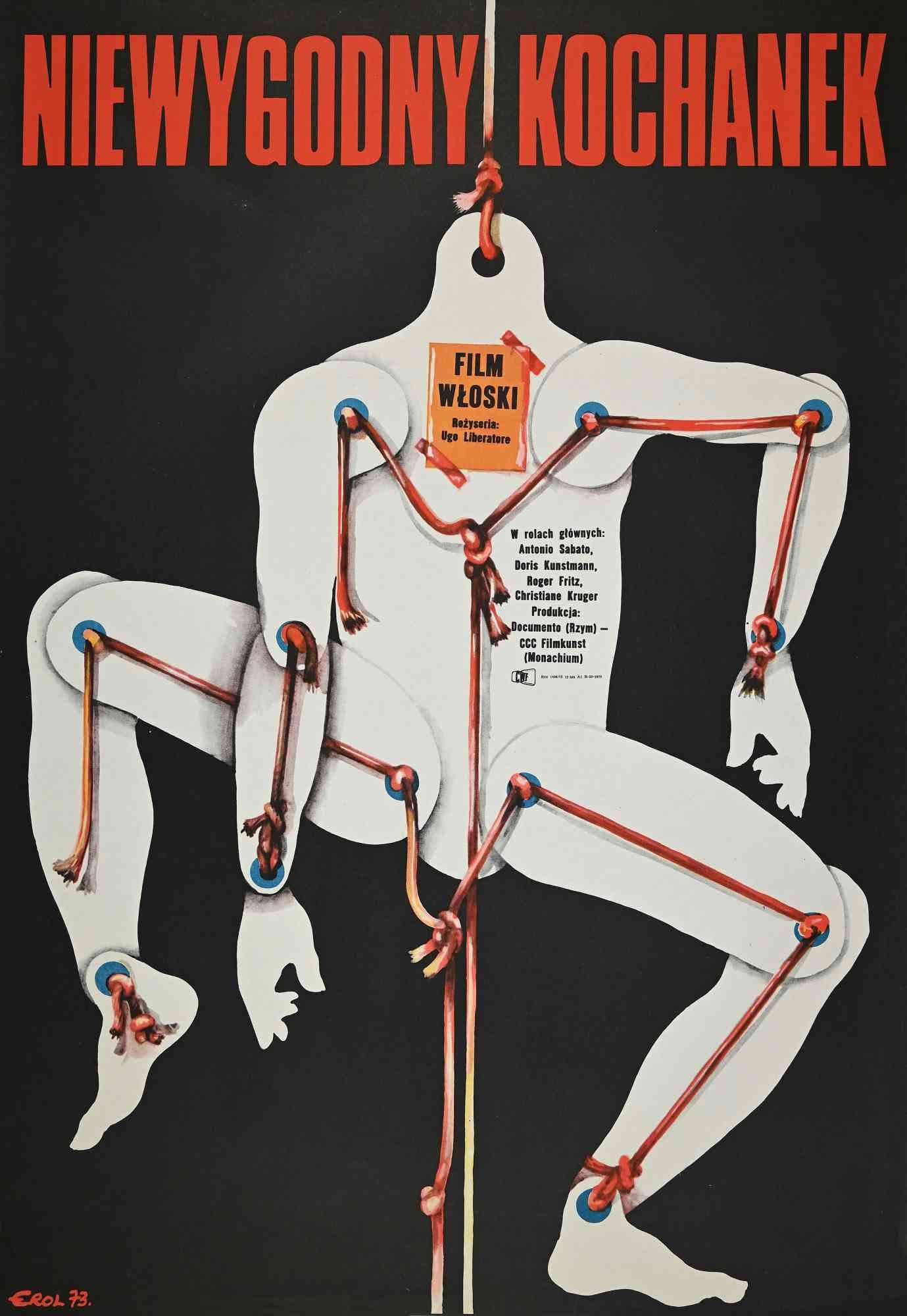 Niewygodny Kochanek - Vintage Poster - 1973
