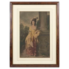 Noblewoman - Lithographie - 19. Jahrhundert