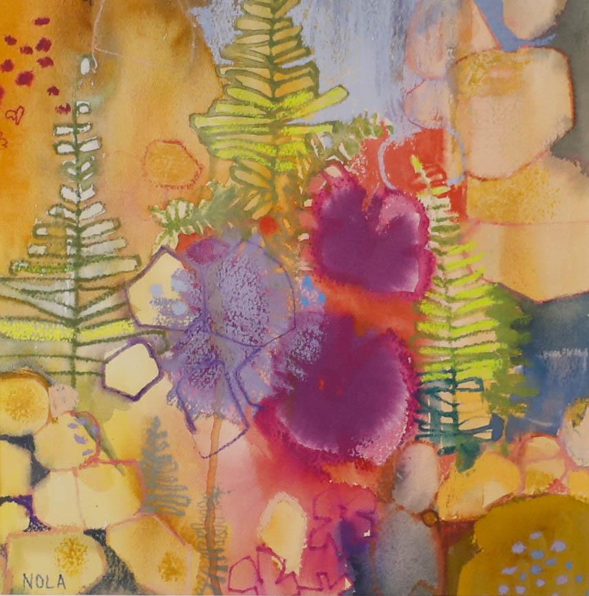 Nola Armstrong - 20th Century Giclee, Flowers on Copper Mountain - Print by Unknown