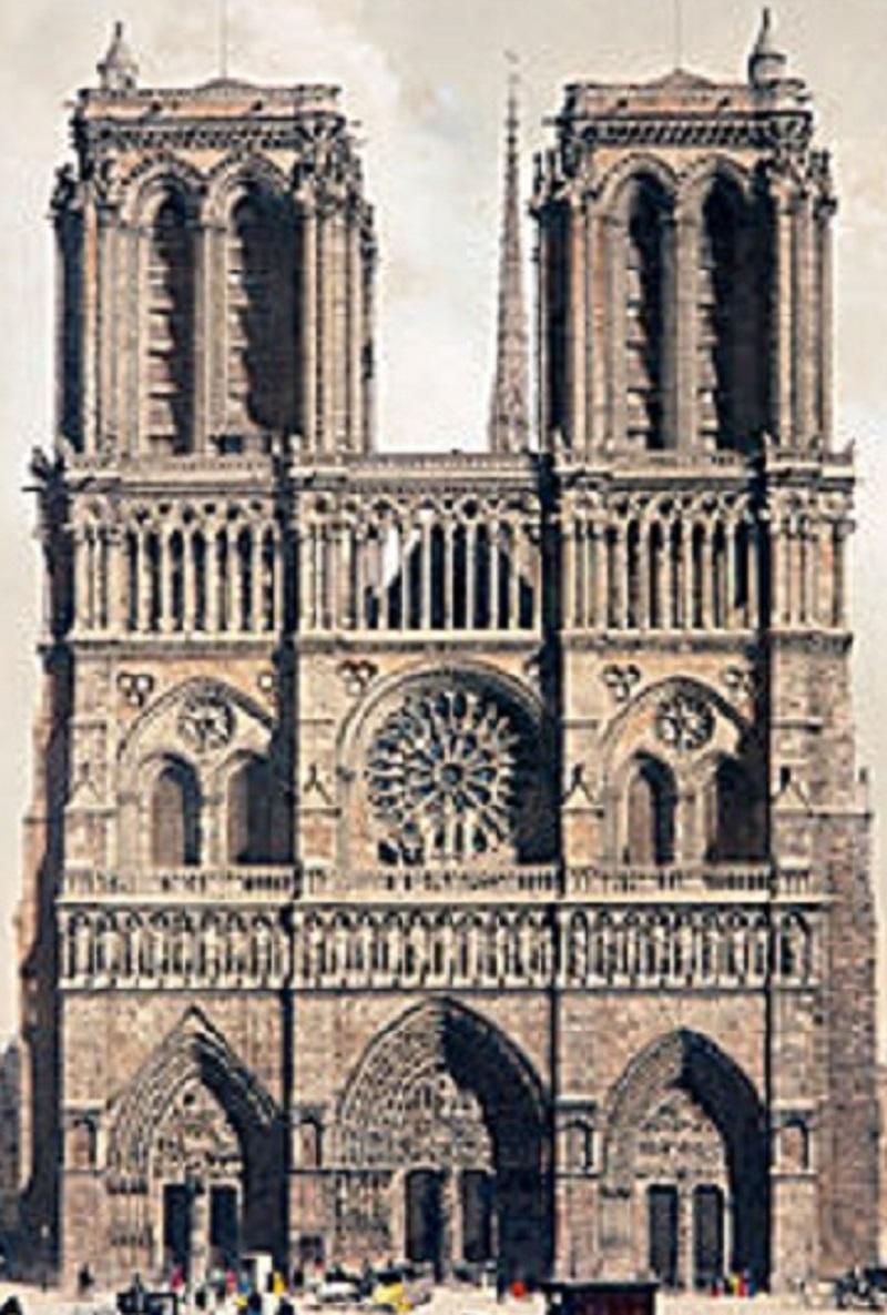Notre Dame Cathedral, Paris - Print by Unknown