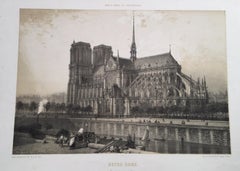 Antique Notre Dame, Paris