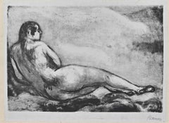Nude - Lithograph - 1970s
