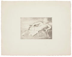 Nude - Etching - 1960s