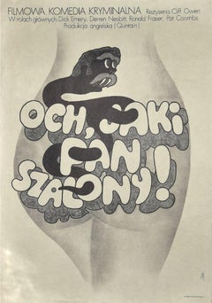 Och, jaki pan szalony - Vintage Poster - Offset Print - 1974