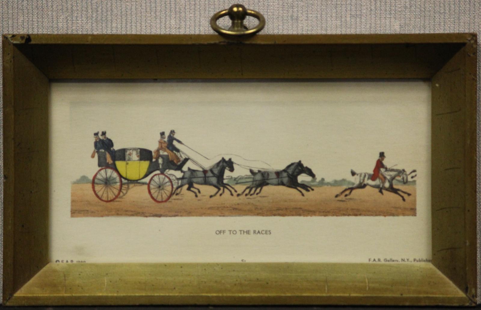 "Off To The Races" - Print by Unknown