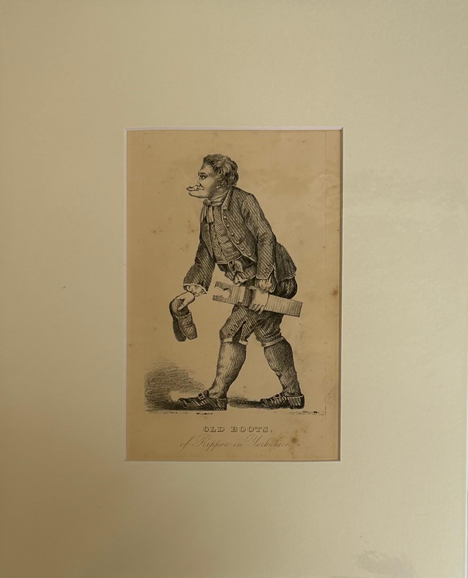 Old Boots of Rippon in Yorkshire - Print by Unknown
