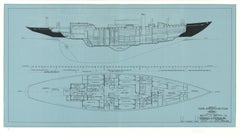 Olin Stephens 'Bolero- Accommodations Plan, 1949' 2004- Signed