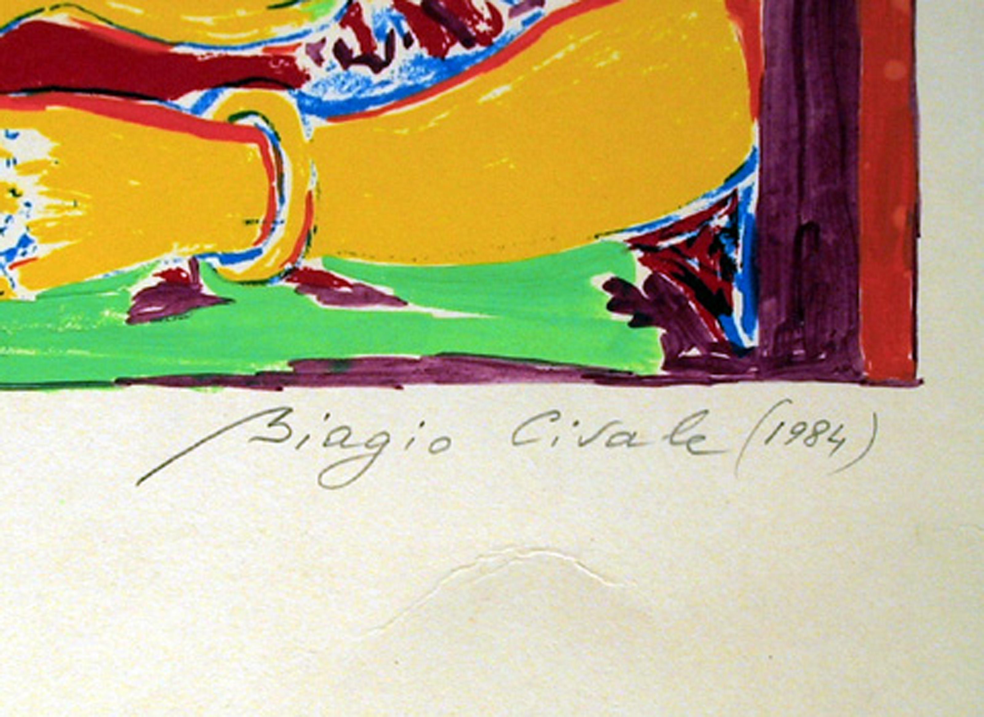 Omaggio, Modern Screenprint by Biagio Civale - Print by Unknown