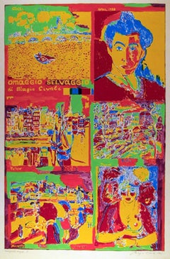 Omaggio, Modern Screenprint by Biagio Civale